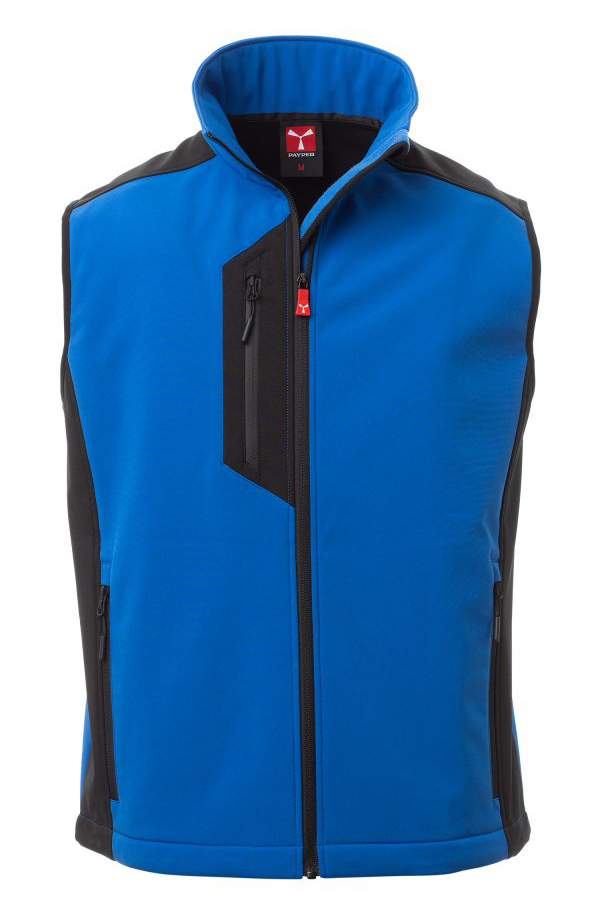 Payper CORK Softshellová vesta XXS, Royal blue-Black