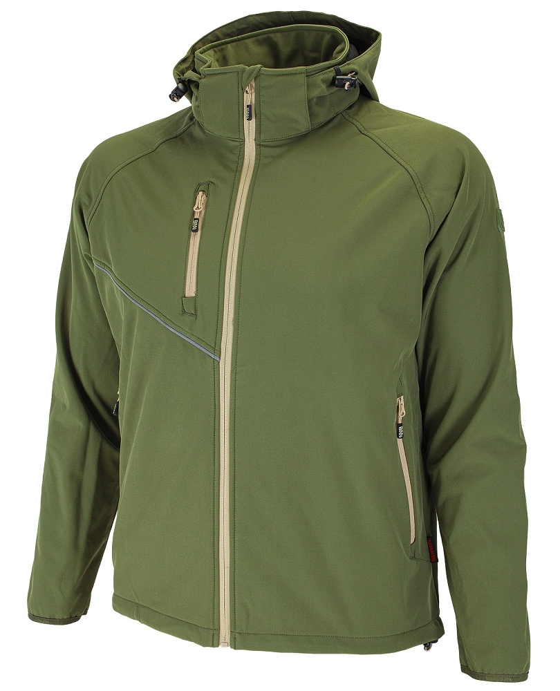 Bennon FORCE JACKET GREEN/SAND Softshellová bunda Zelená, S