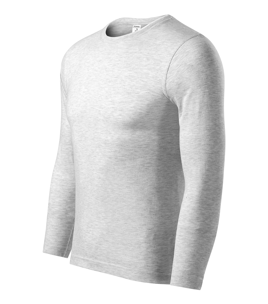 Piccolio PROGRESS LS P75 Tričko unisex XL, Svetlosivý melír