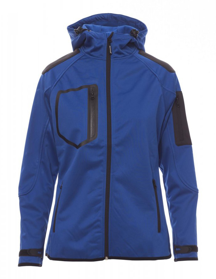 Payper EXTREME LADY Softshellová bunda dámska XS, Royal blue-Black