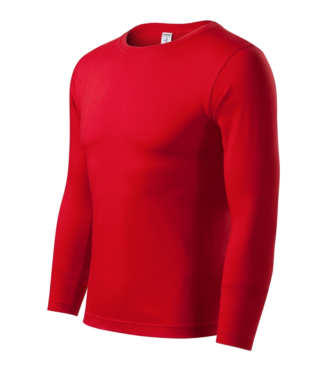 Piccolio PROGRESS LS P75 Tričko unisex XL, Červená