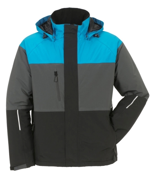 Planam OUTDOOR AVIATOR Zimná bunda XS, Modrá-Sivá-Čierna