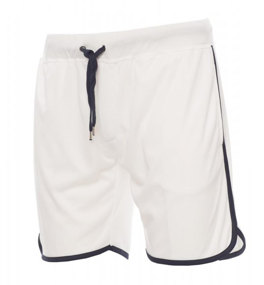 Payper GAME Športové bermudy XXS, White-Navy blue