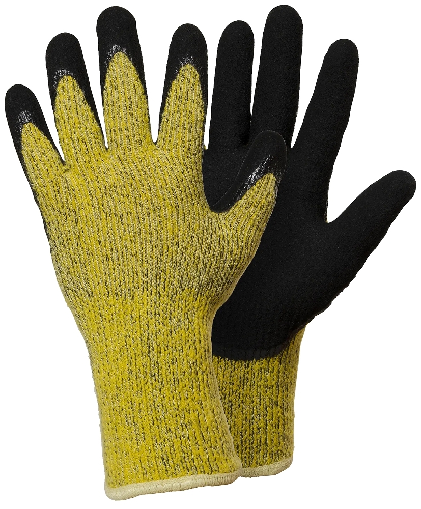 TEGERA 987 Pracovné rukavice Žltá-Čierna, 11