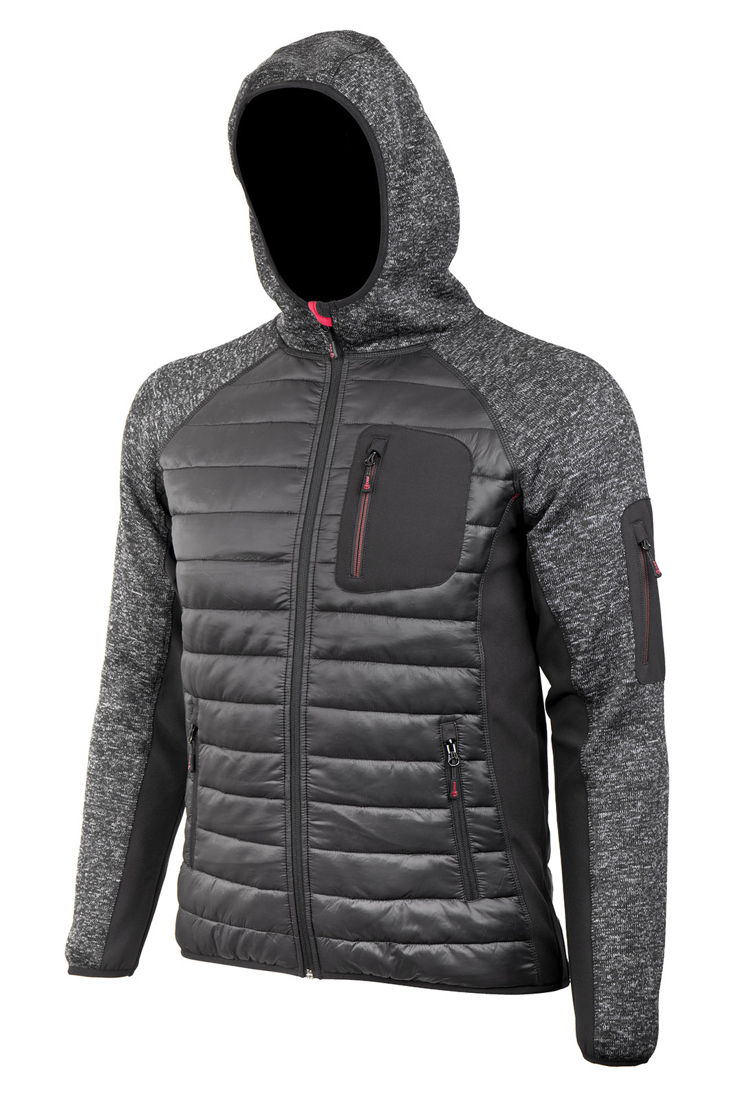 Promacher HYBRIS JACKET Ľahká bunda S, Sivá-Čierna