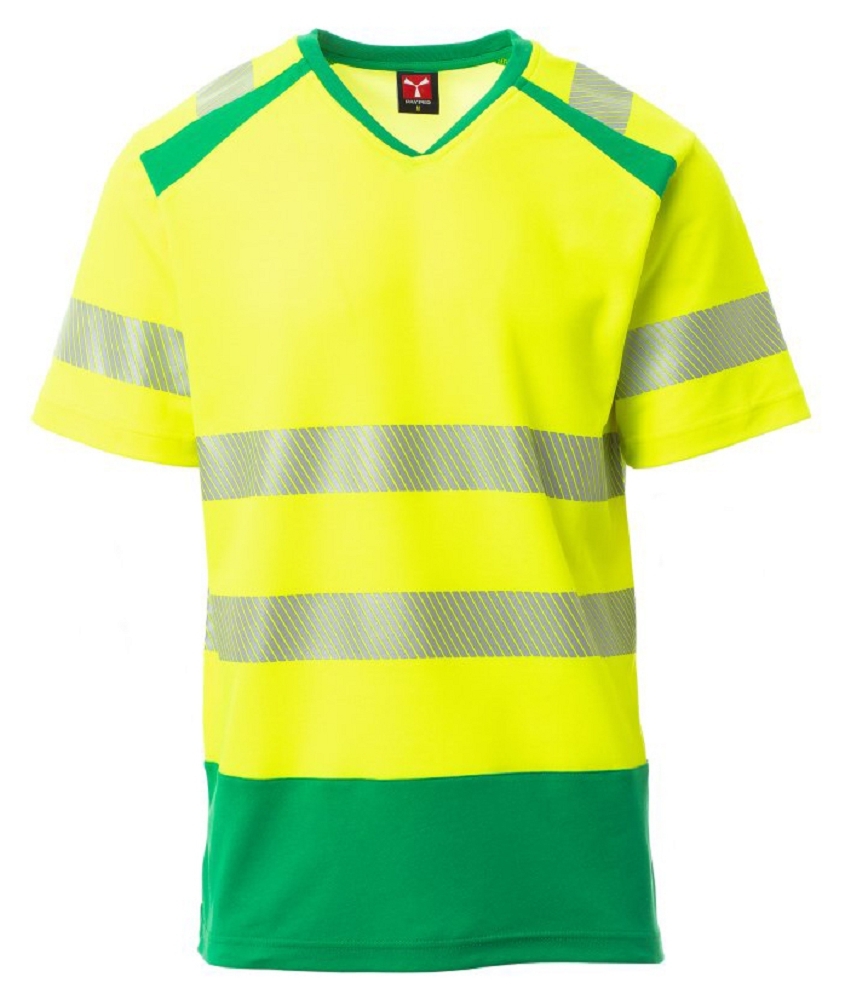 Payper WAY Reflexné tričko XS, Fluorescent yellow-Jelly green