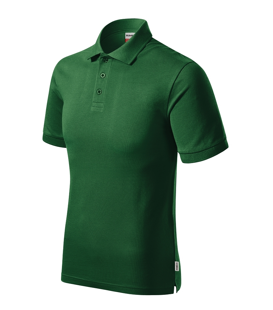 Rimeck RESIST HEAVY POLO R20 Polokošeľa pánska 3XL, Fľaškovo zelená