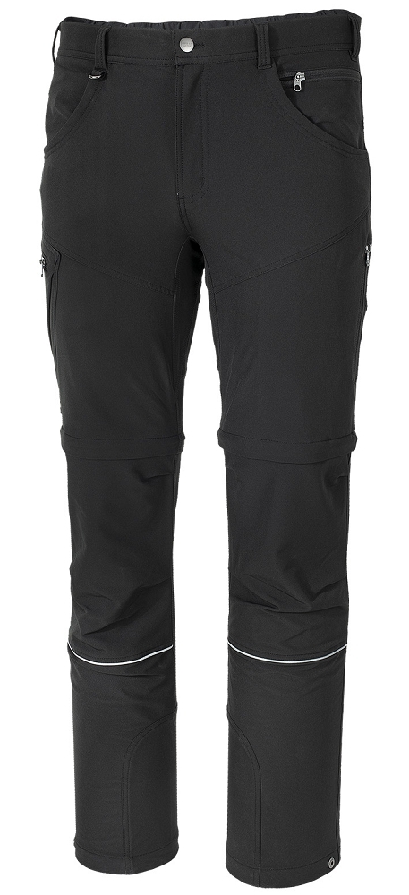 Bennon FOBOS 2IN1 TROUSERS BLACK Outdoorové strečové nohavice Čierna, 44