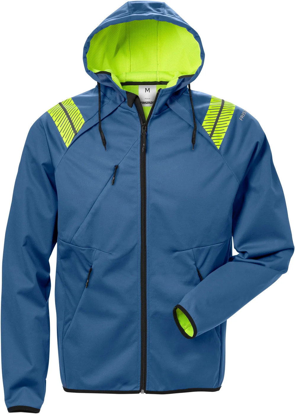 Fristads Softshellová bunda s kapucňou 7461 BON Modrá, XS