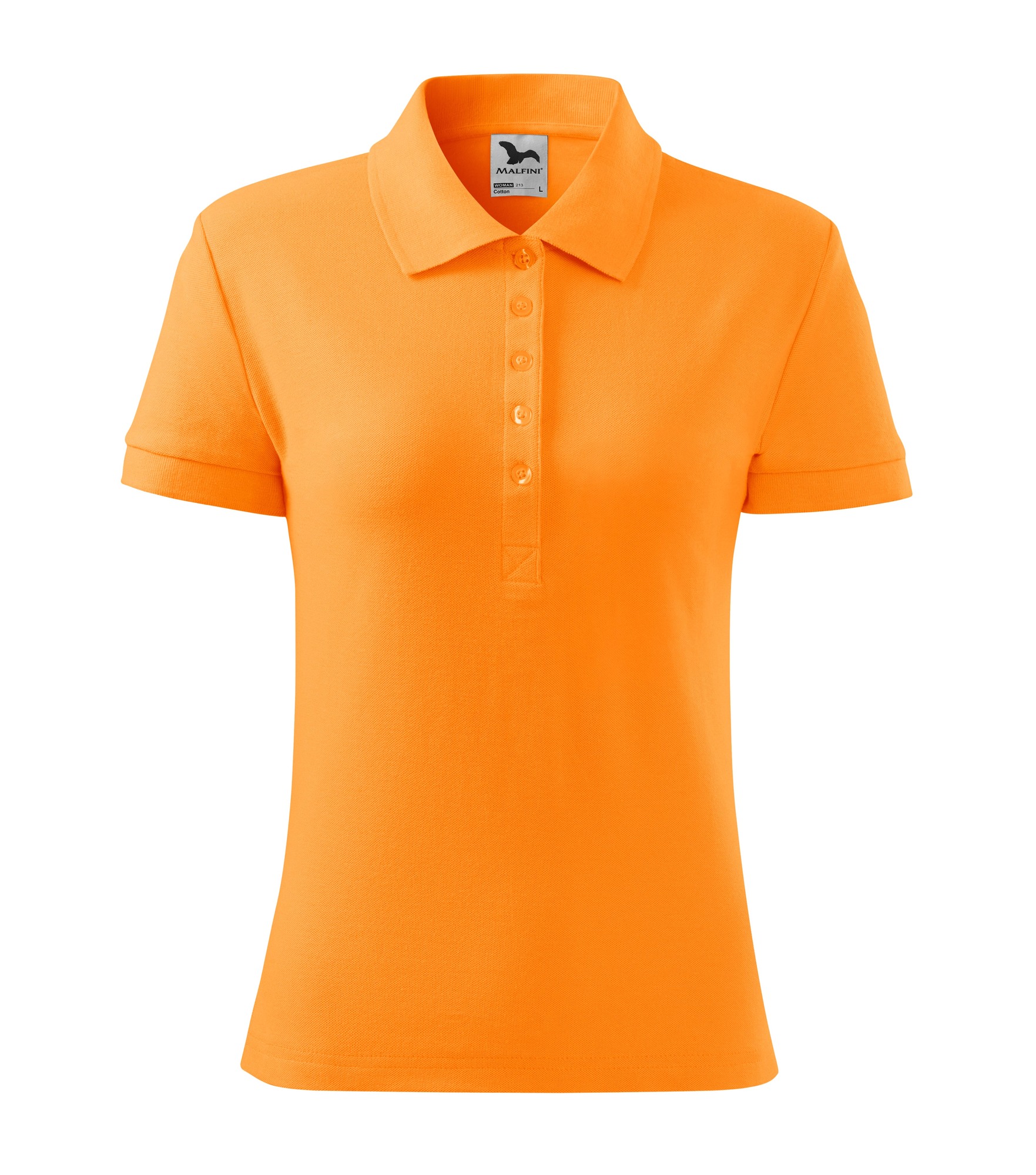 Malfini COTTON 213 Polokošeľa dámska M, Mandarínková oranžová