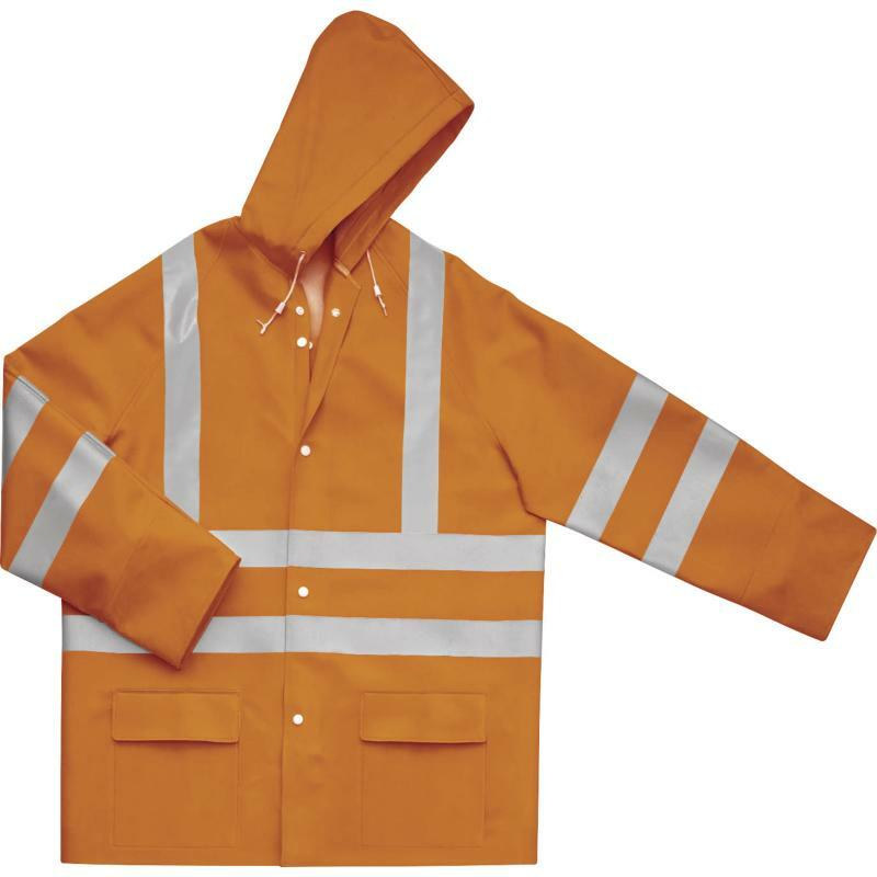 Delta Plus 900VESHV Reflexná nepremokavá bunda Fluorescenčno oranžová, 3XL