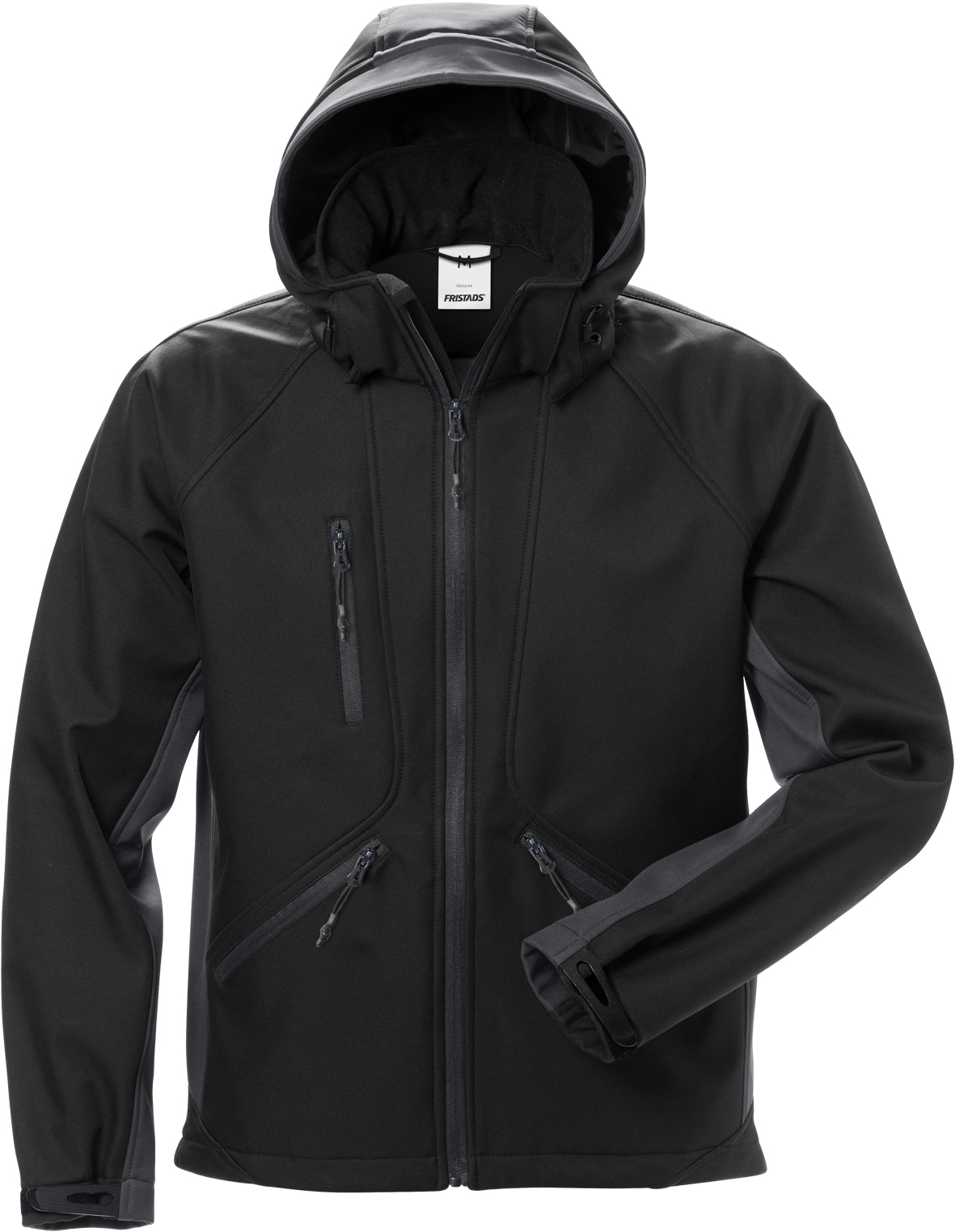 Fristads Acode WindWear softshellová bunda 1414 SHI S, Čierna-Šedá
