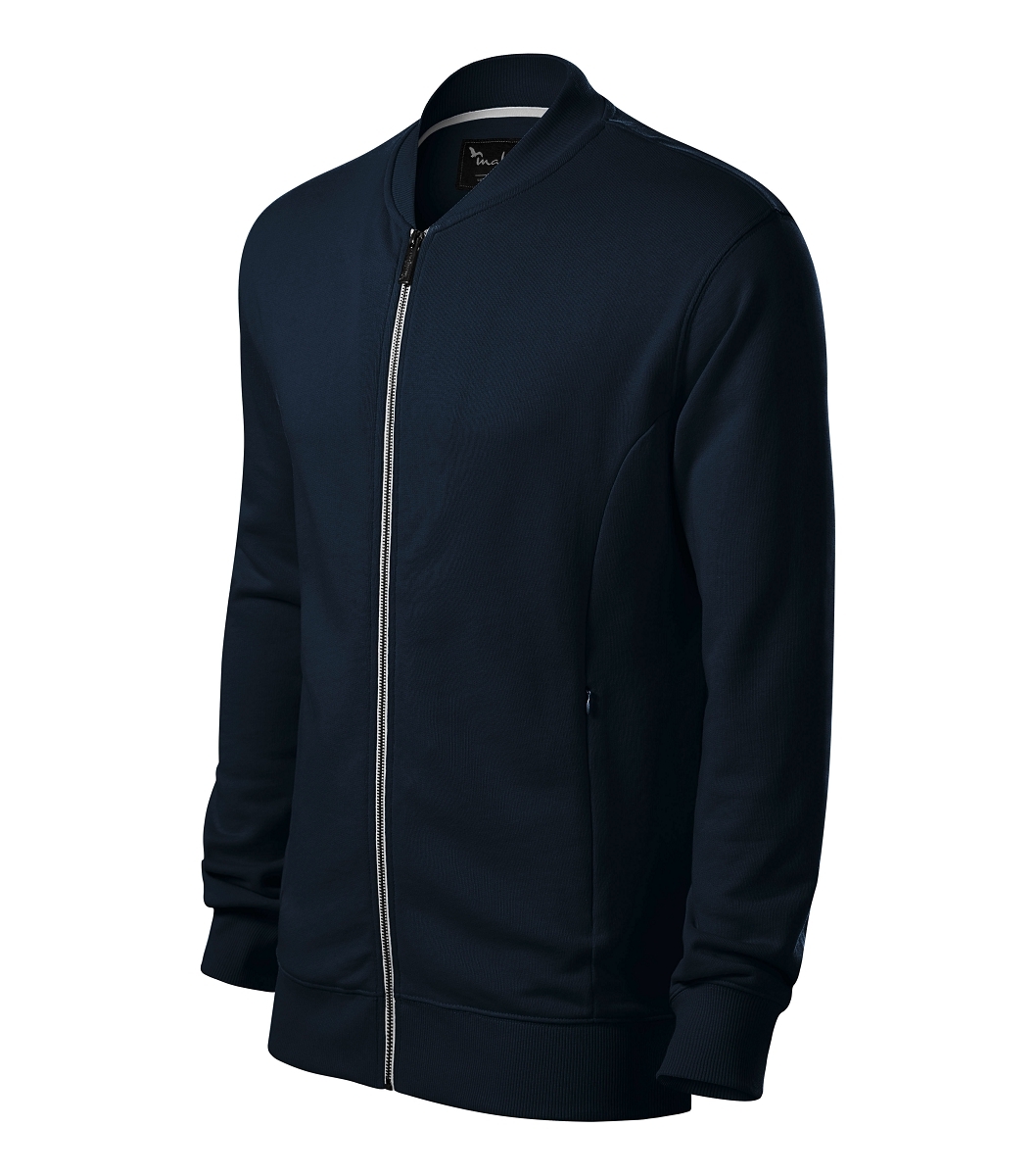 Malfini Premium BOMBER 453 Mikina pánska M, Tmavomodrá