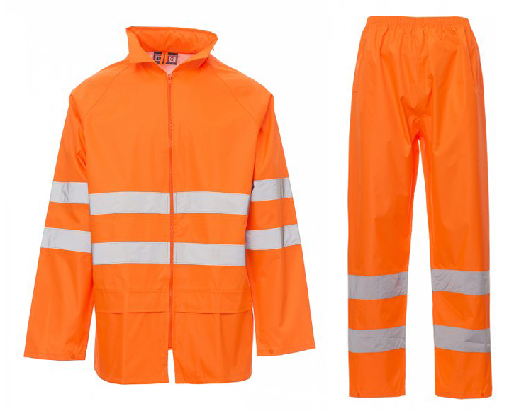 Payper HI-VI RAINSET Reflexný nepremokavý komplet M, Fluorescent orange