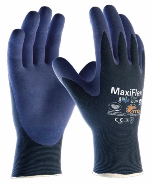 E-shop ATG 42-274 MAXIFLEX ELITE AD-APT Pracovné rukavice Modrá, 10