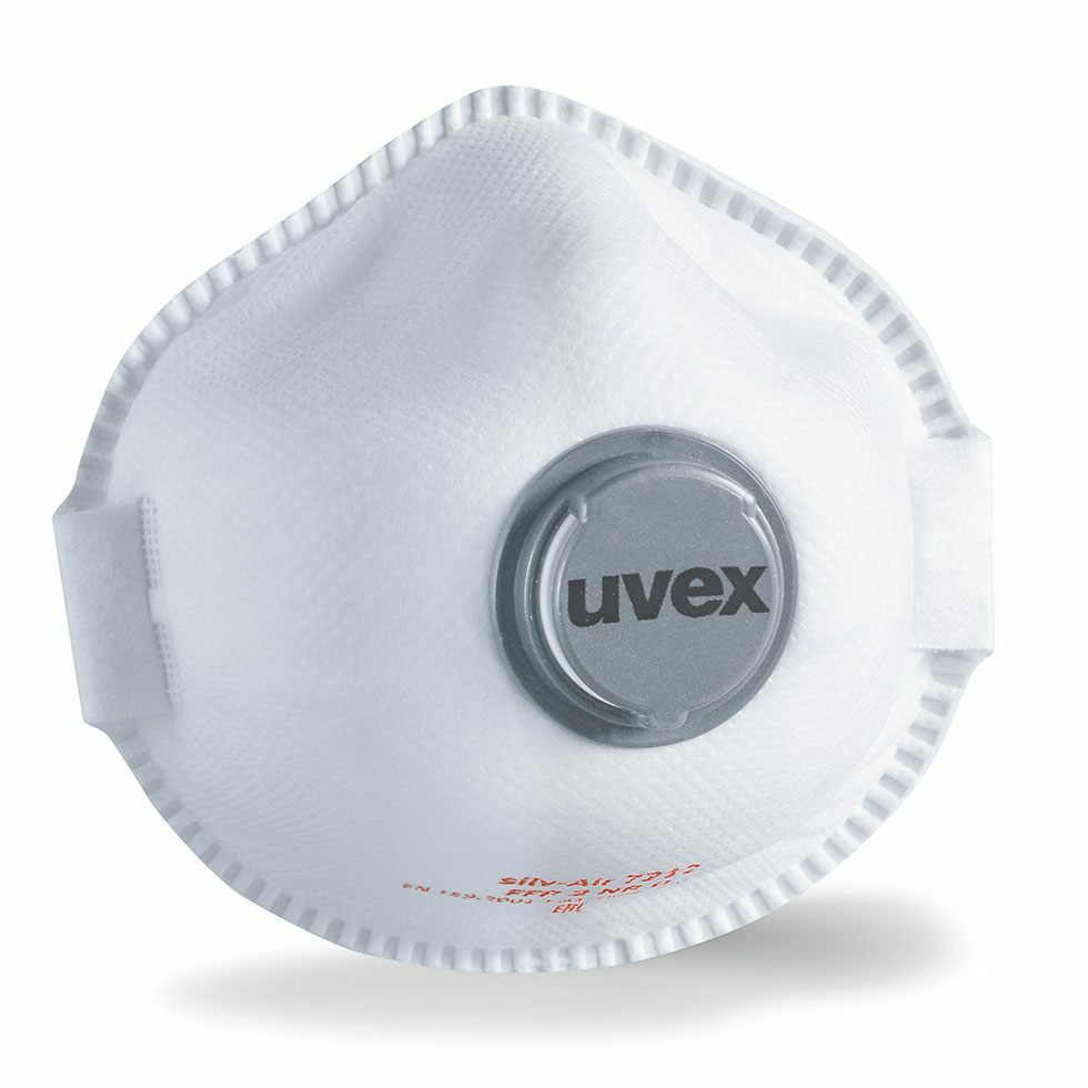 Uvex SILV-AIR 7212 FFP2 Respirátor miskový s ventilom Biela