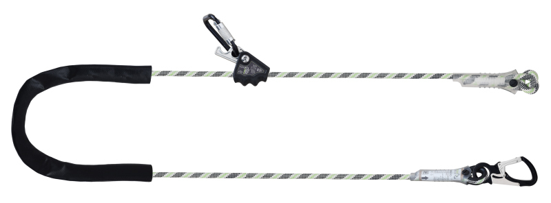 E-shop Kratos Safety FA4090920 Polohovacie lano Zelená-Čierna