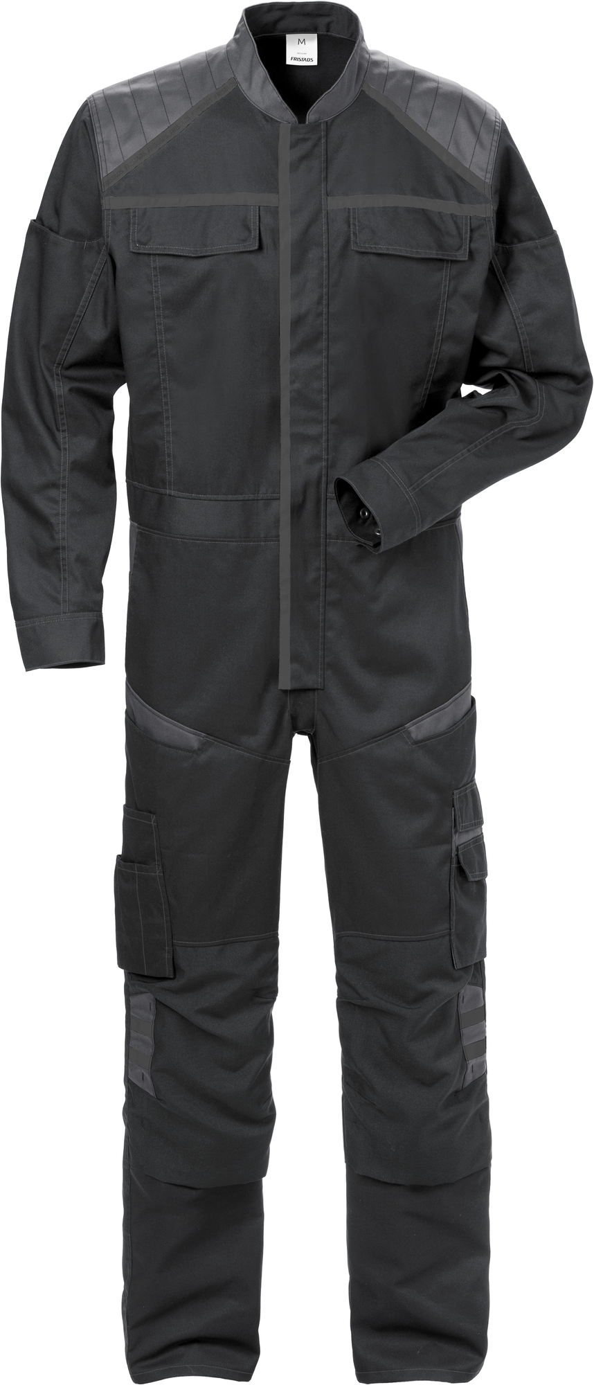 Fristads Kombinéza 8555 STF Čierna-Šedá, XL