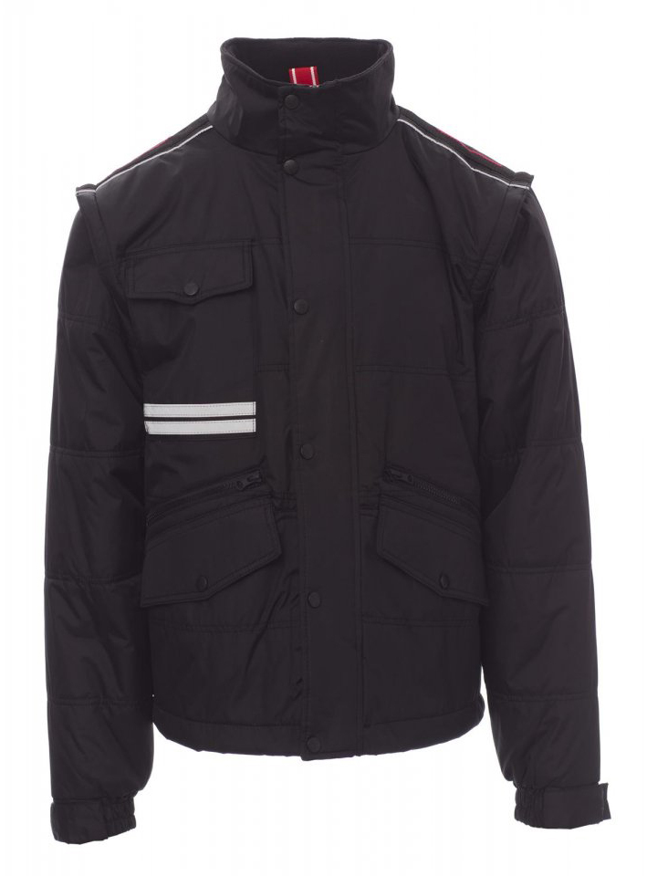 Payper FIGHTER 2.0 Zateplená bunda M, Black-Steel grey