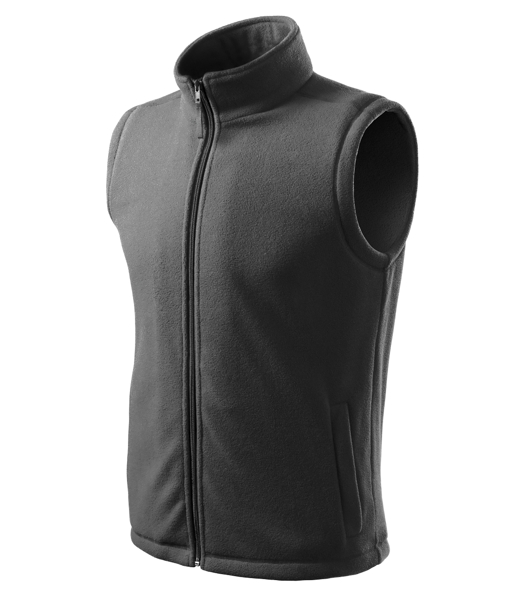 Rimeck NEXT 518 Fleecová vesta unisex L, Oceľovo sivá