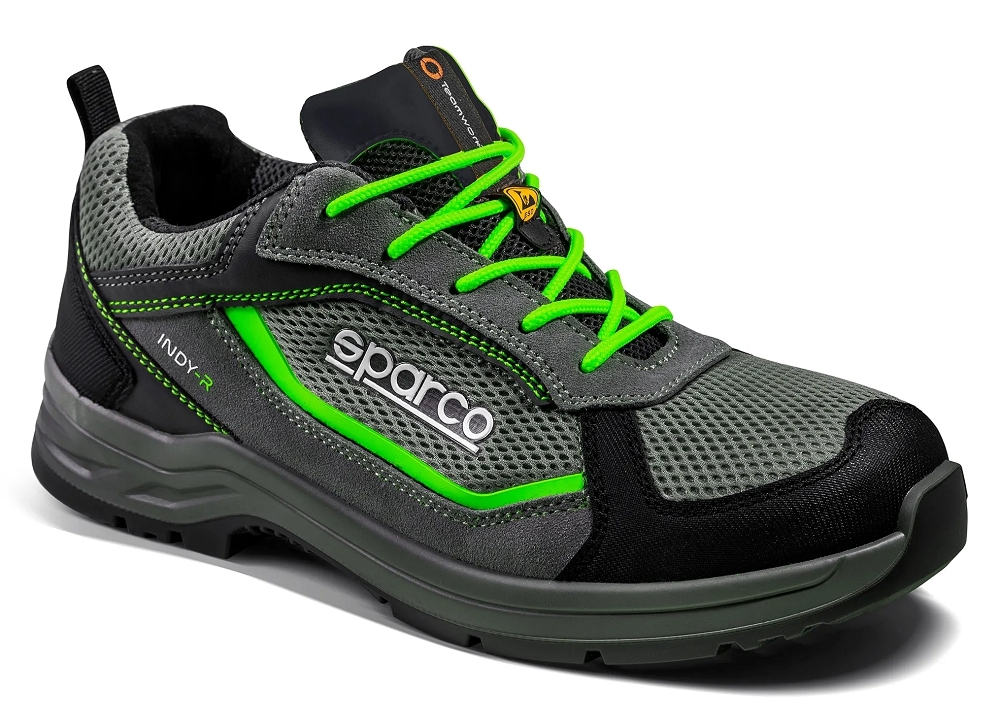 Sparco INDY SONOMA ESD S1PS SR LG Bezpečnostná obuv 35, Šedá-Zelená