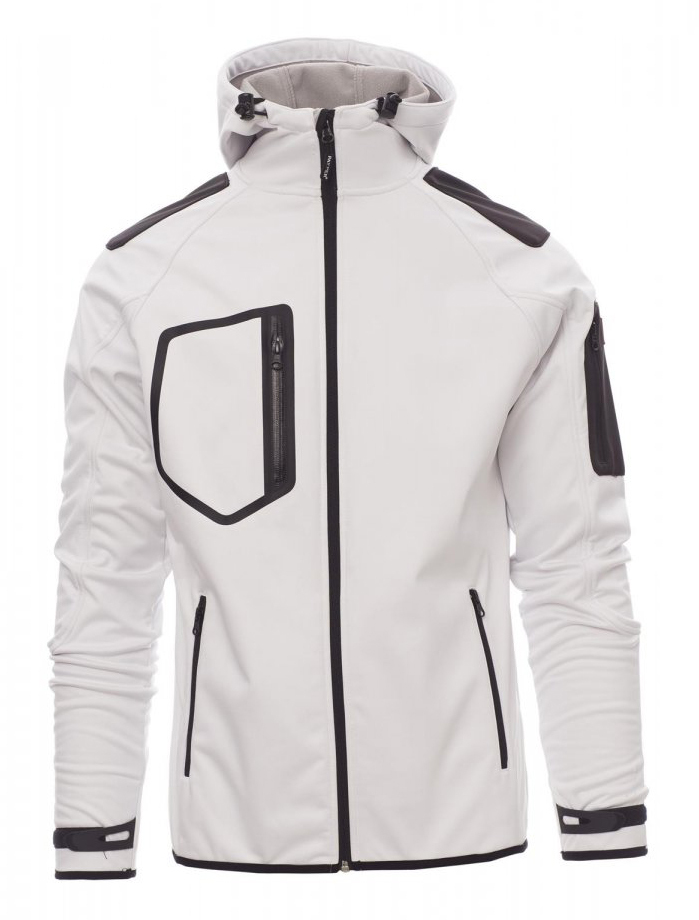 Payper EXTREME Softshellová bunda pánska XS, White-Black