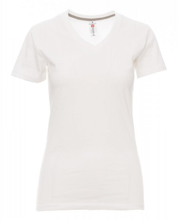Payper V-NECK LADY Tričko dámske XS, White