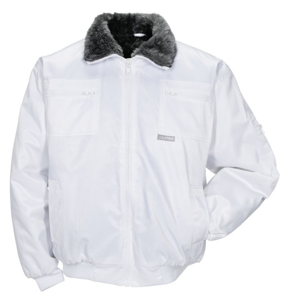 Planam OUTDOOR GLETSCHER Pilotná bunda Biela, S