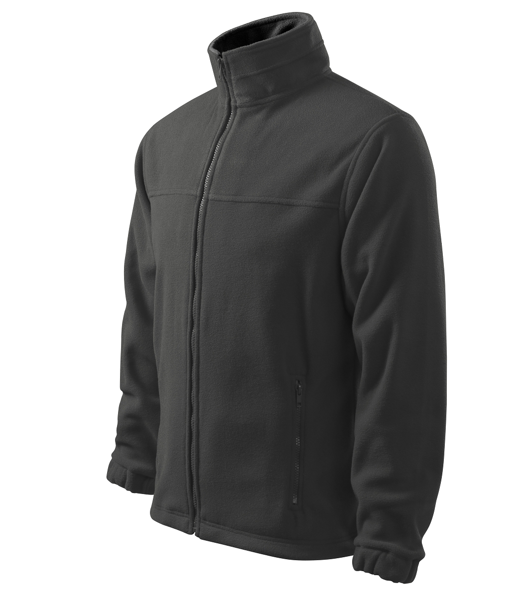 Rimeck JACKET 501 Fleecová bunda pánska L, Oceľovo sivá-Čierna