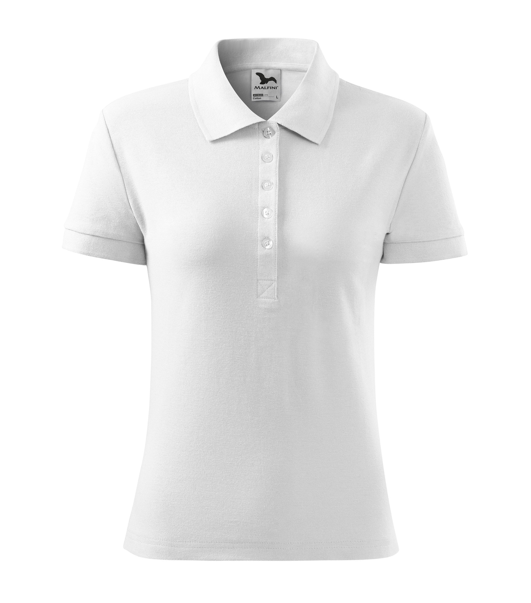 Malfini COTTON 213 Polokošeľa dámska Biela, XL