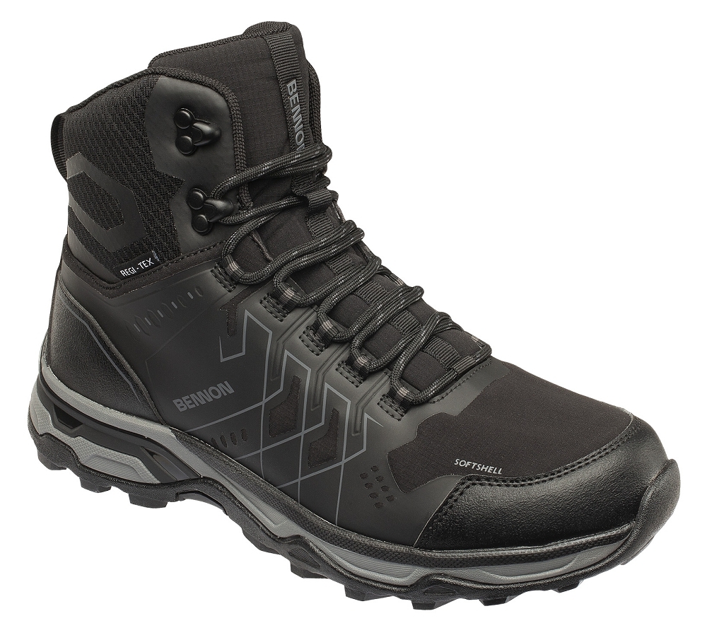 Bennon NERO BLACK HIGH Outdoorová obuv Čierna, 38