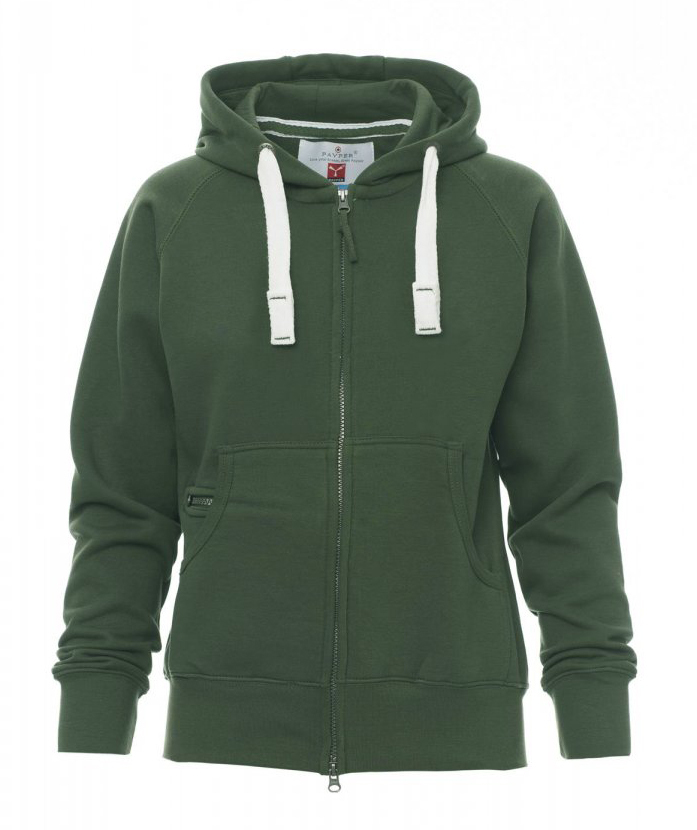 Payper DALLAS+ LADY Mikina s kapucňou dámska XS, Green