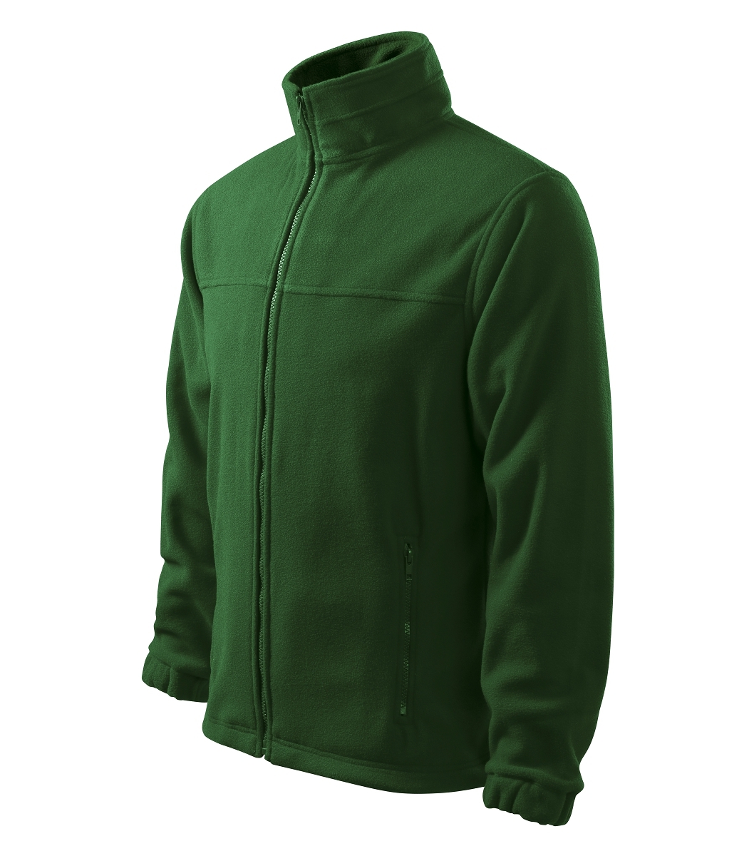 Rimeck JACKET 501 Fleecová bunda pánska L, Fľaškovo zelená-Čierna