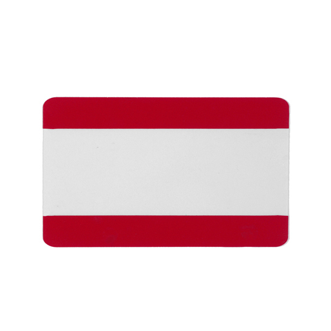 BY 1FFZ3CV Uzavreté samolepiace podlahové vrecko - 32,3x18,7 cm Červená