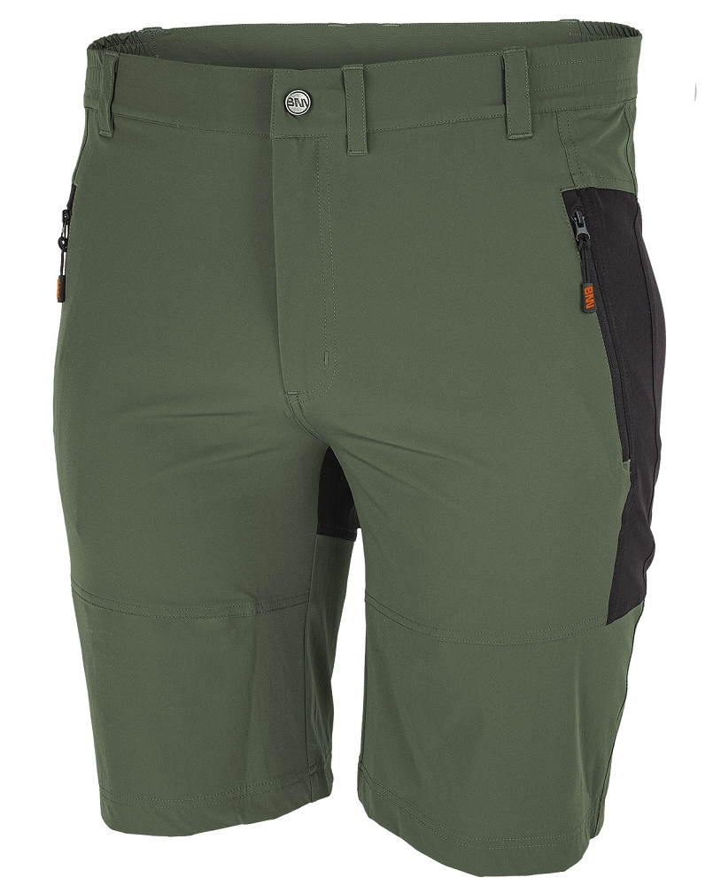 Bennon KRATOS SHORTS GREEN/BLACK Strečové pracovné kraťasy S, Zelená-Čierna