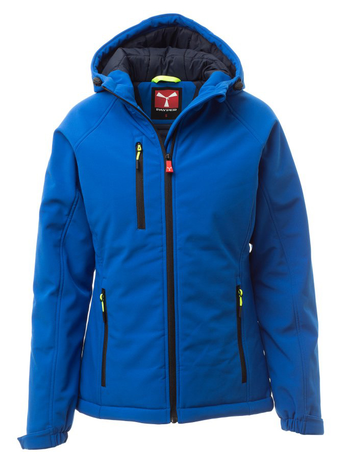 Payper GALE PAD LADY Softshellová bunda zateplená XS, Royal blue-Navy blue