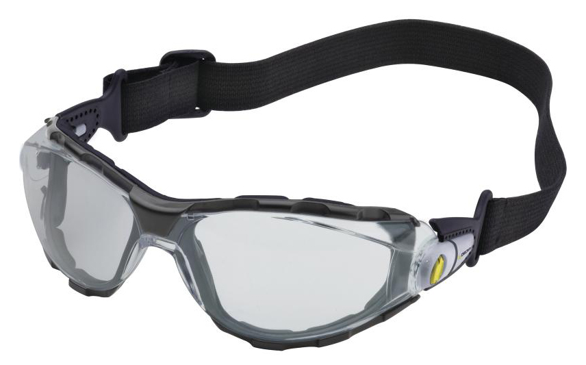 Delta Plus PACAYA CLEAR STRAP LYVIZ Pracovné okuliare Čierna