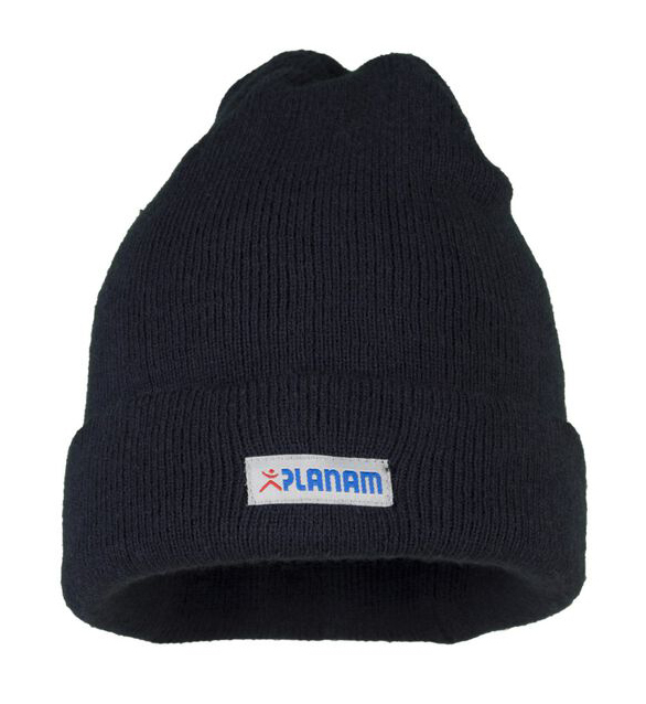 Planam ACCESSORIES Pletená čiapka Námornícka modrá