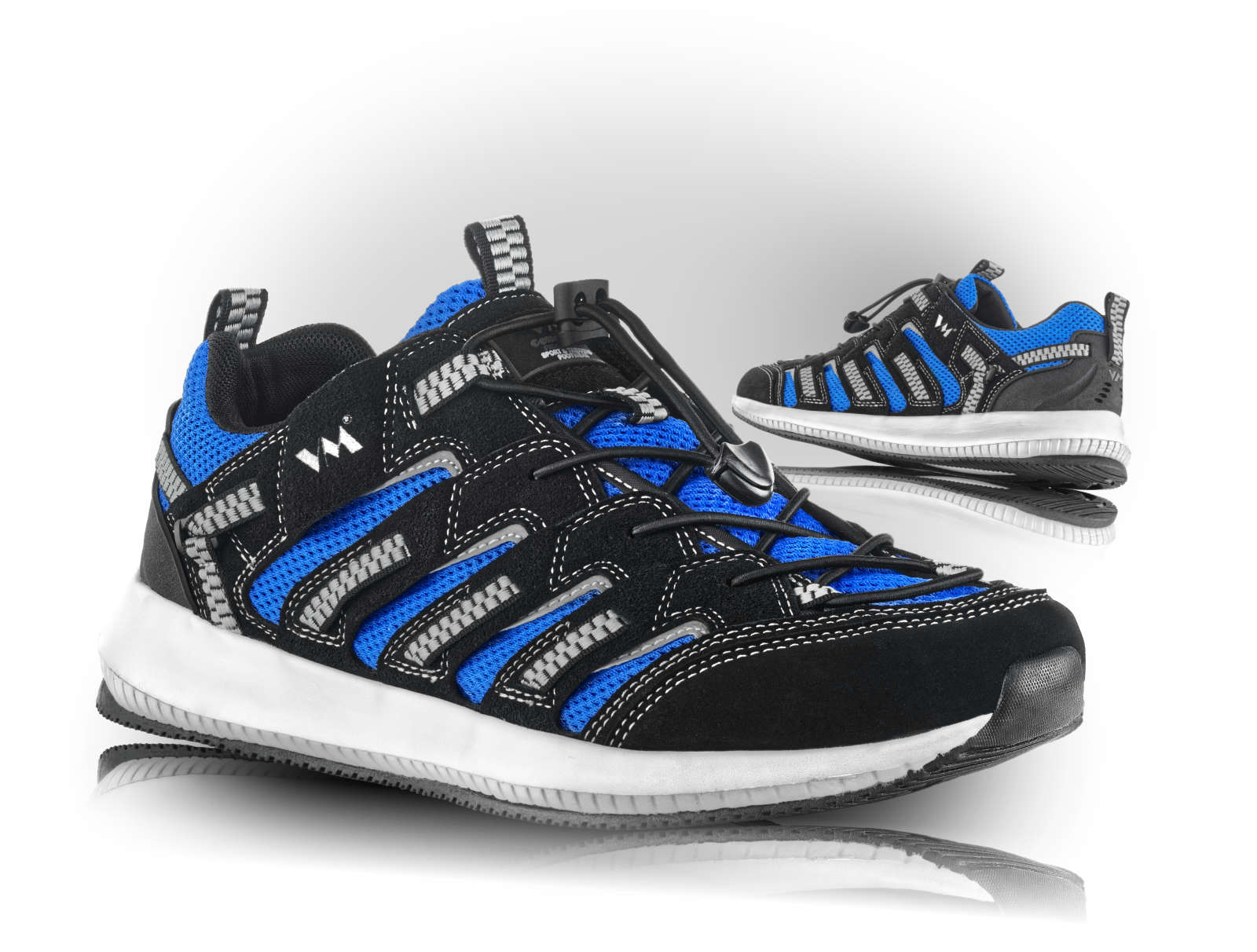 VM Footwear LUSAKA Outdoorová obuv Čierna-Modrá, 48