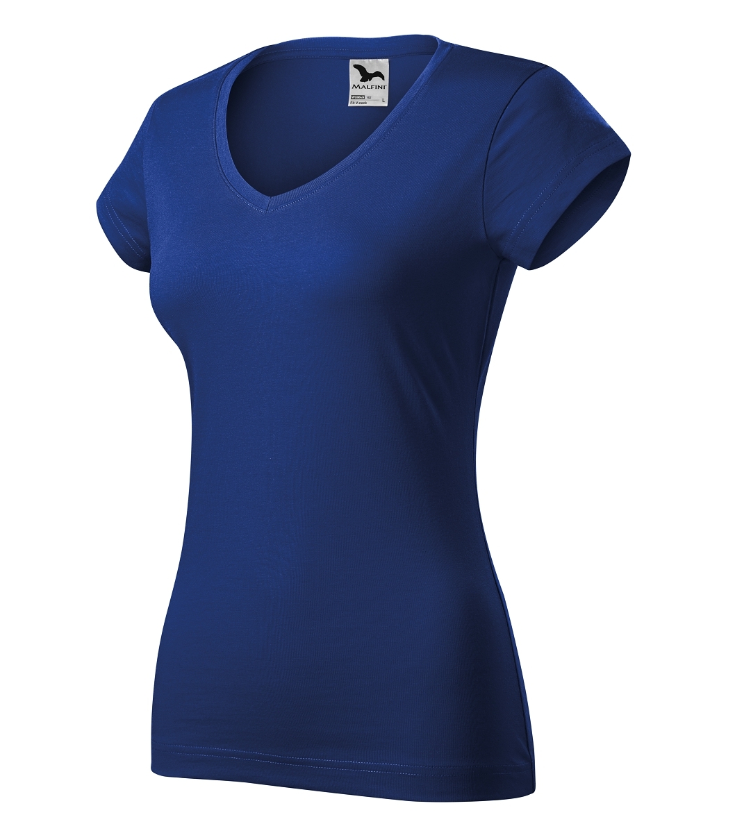 Malfini FIT V-NECK 162 Tričko dámske XXL, Kráľovská modrá
