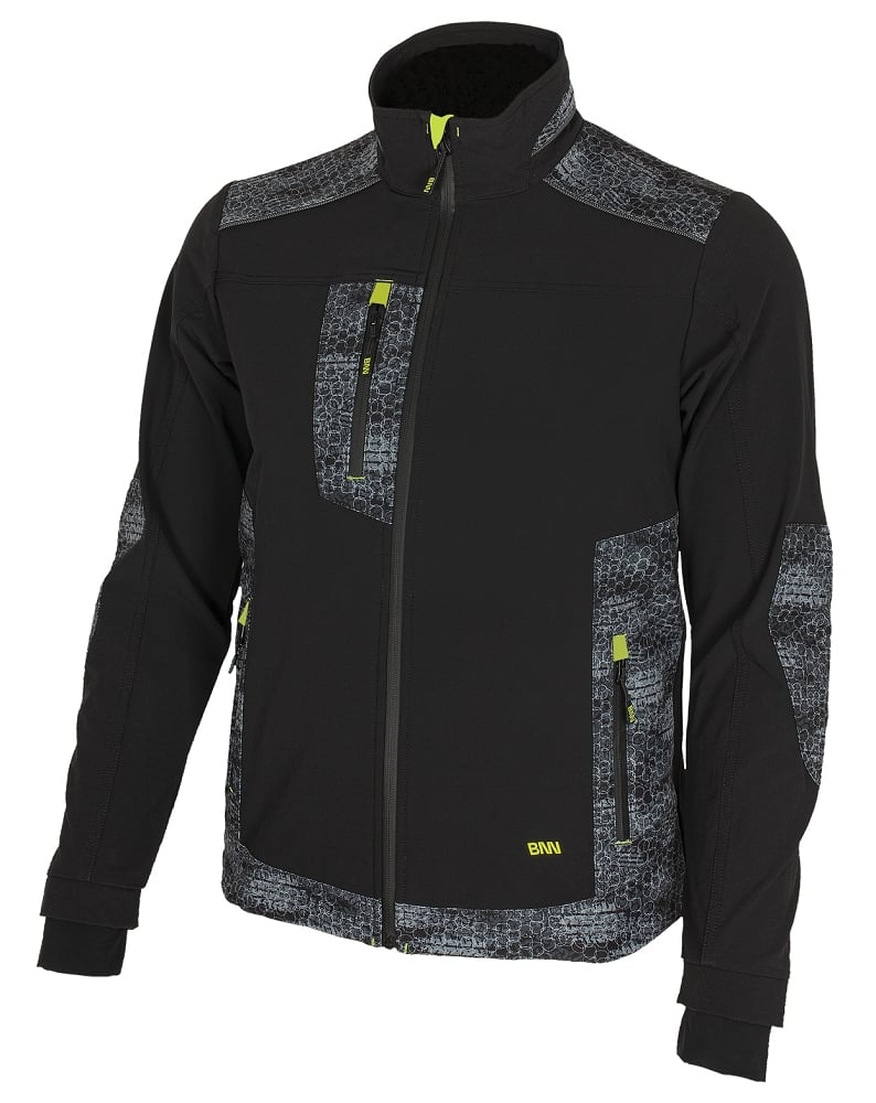 Bennon PREDATOR JACKET BLACK/GREY Strečová bunda S, Čierna-Sivá
