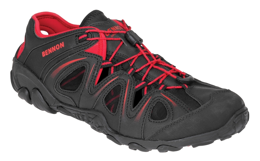 Bennon YUKON RED SANDAL Outdoorový sandál Čierna-Červená, 36