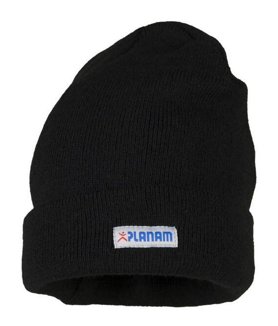 Planam ACCESSORIES Zateplená čiapka Čierna