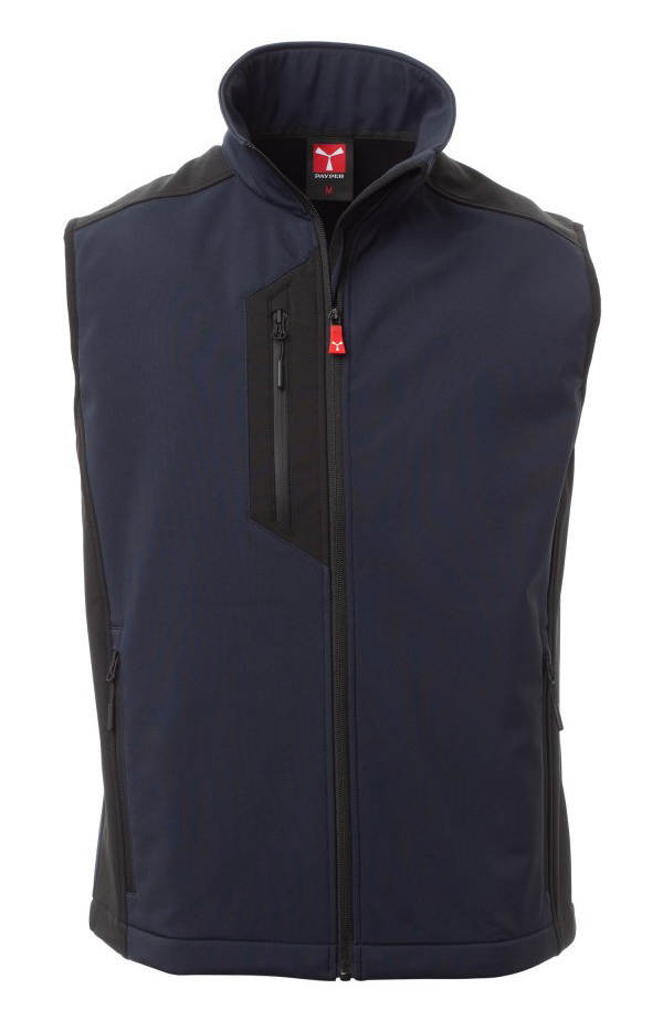 Payper CORK Softshellová vesta L, Navy blue-Black