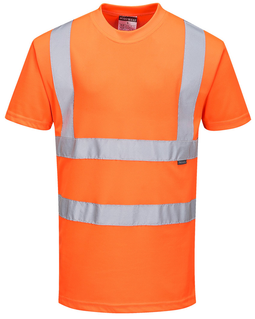Portwest RT23 HI-VIS Reflexné tričko RIS XS, Fluorescenčno oranžová