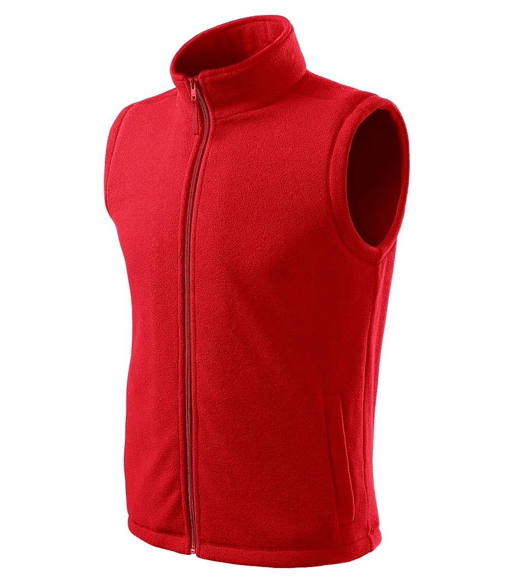 Rimeck NEXT 518 Fleecová vesta unisex L, Červená