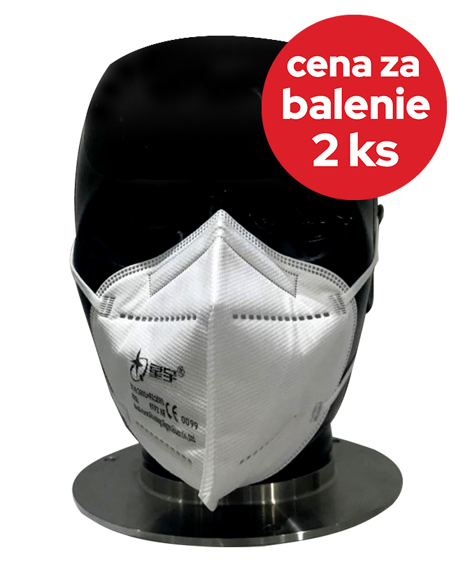 Ardon M002:FFP2 Respirátor Biela, 2 kusov