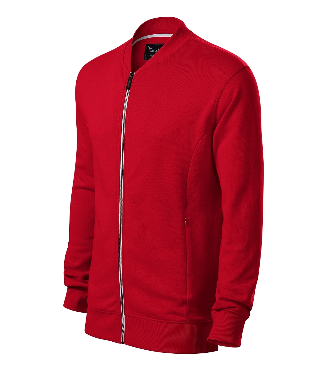 Malfini Premium BOMBER 453 Mikina pánska M, Formula red