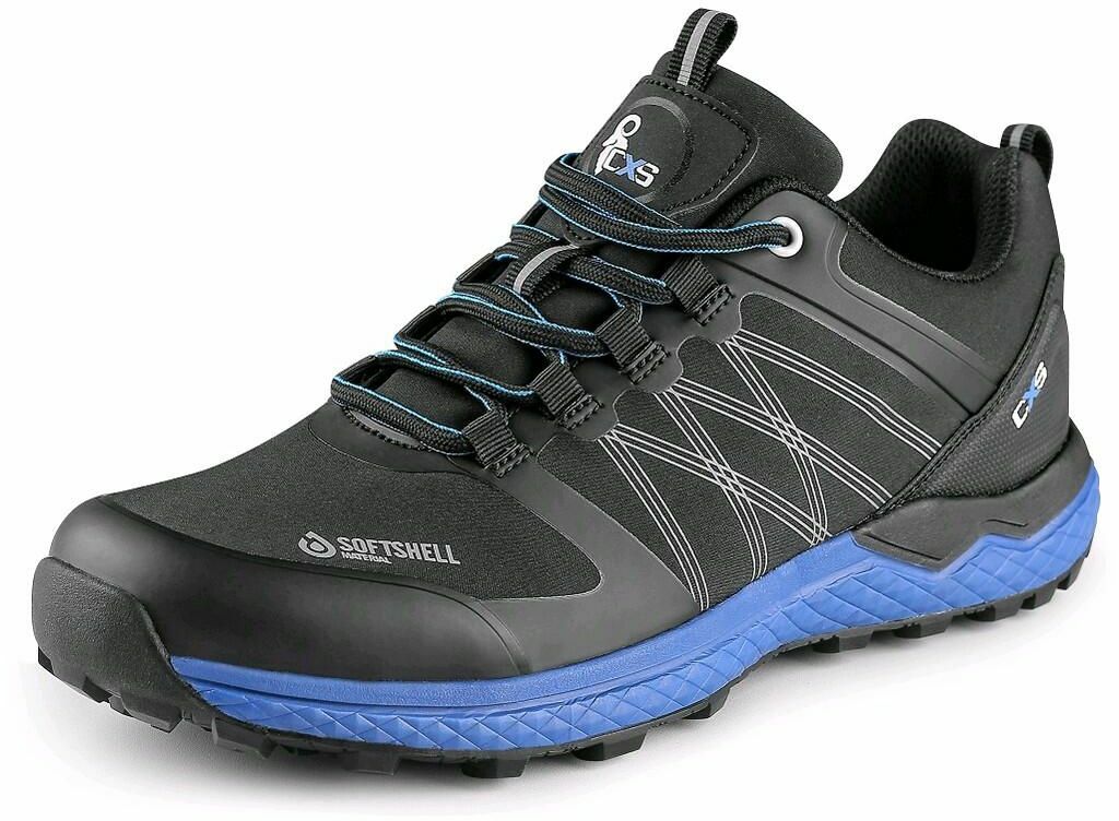 Canis CXS SPORT Softshellová poltopánka Čierna-Modrá, 36