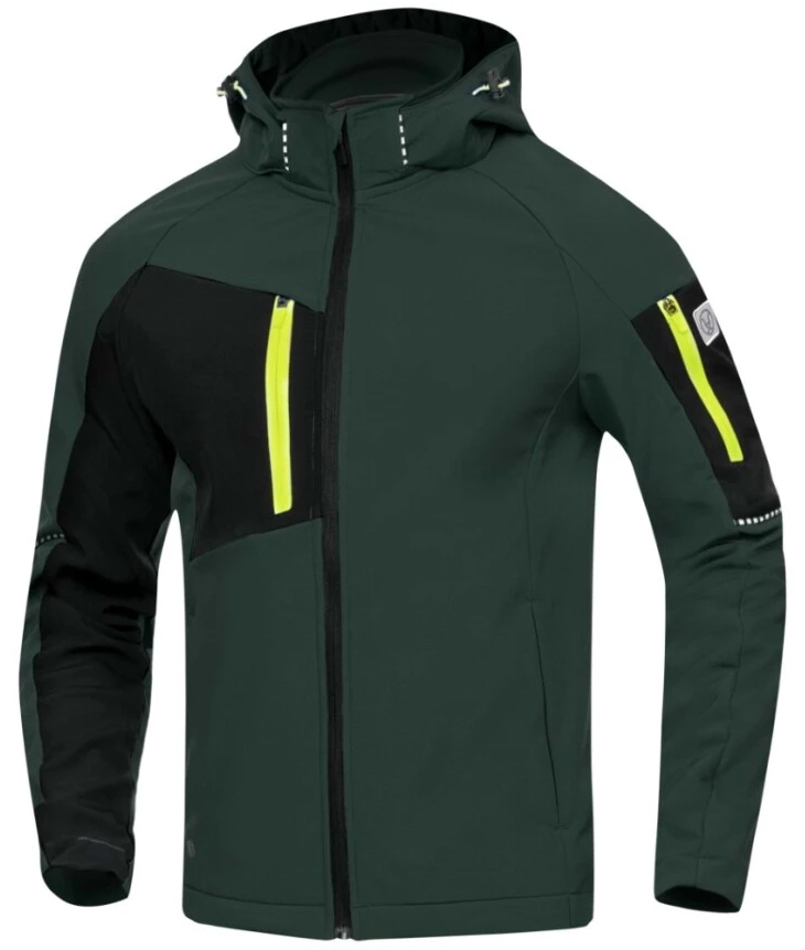 Ardon CITYCONIC Softshellová bunda 3XL, Tmavo zelená
